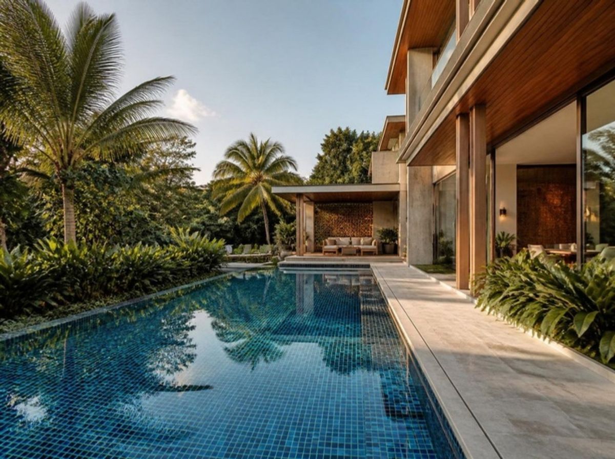 Swimming pool construction in Chiang Mai
