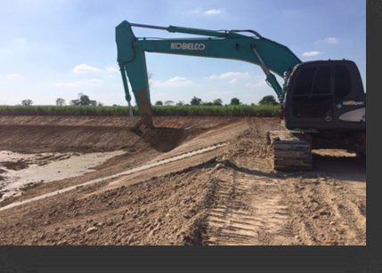 Pond excavation and land development, Doem Bang Nang Buat, Suphan Buri - ORCANA